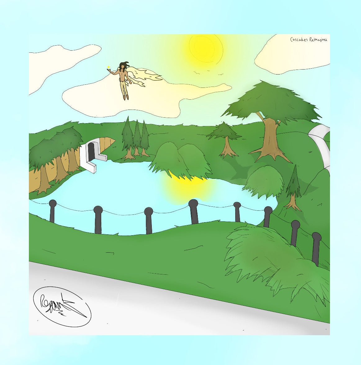 CASCADES REIMAGINED PRINT