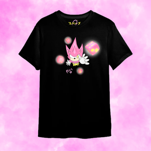 PIXIS THE HEDGEHOG Black TEE